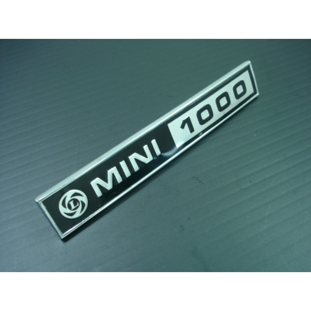 Legenda da tampa da mala Leyland Mini 1000 mkIII